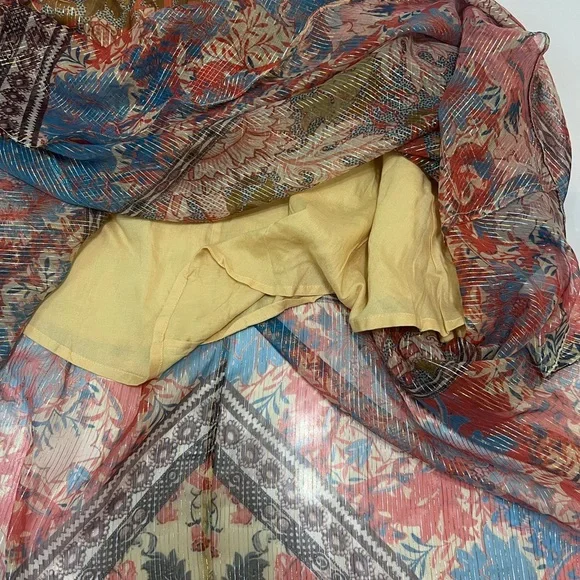 Bohemian Floral Dress in Multicolor - Picture 8 of 10